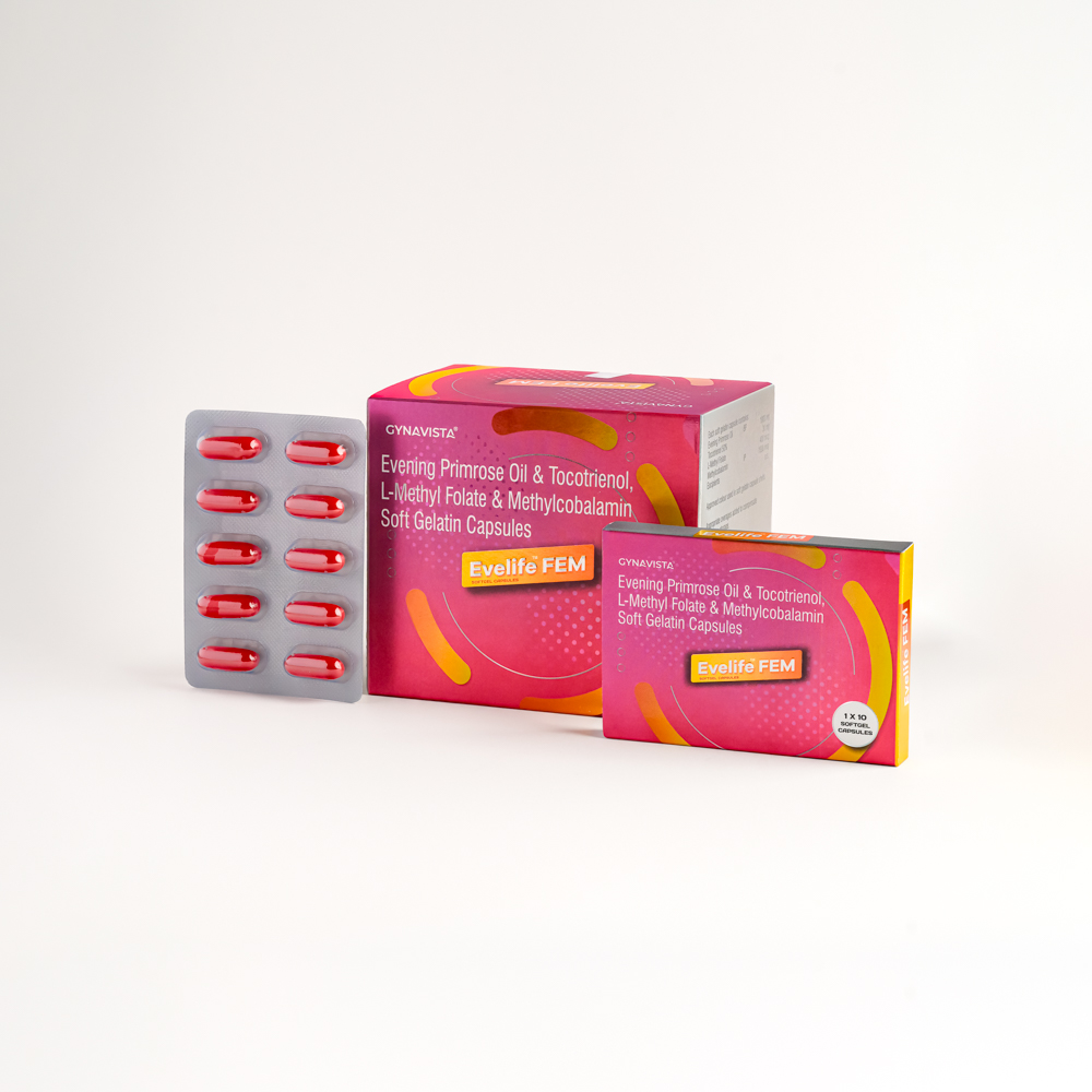 Evening Primrose Oil+L-Methyl Folate+Methylcobalamin