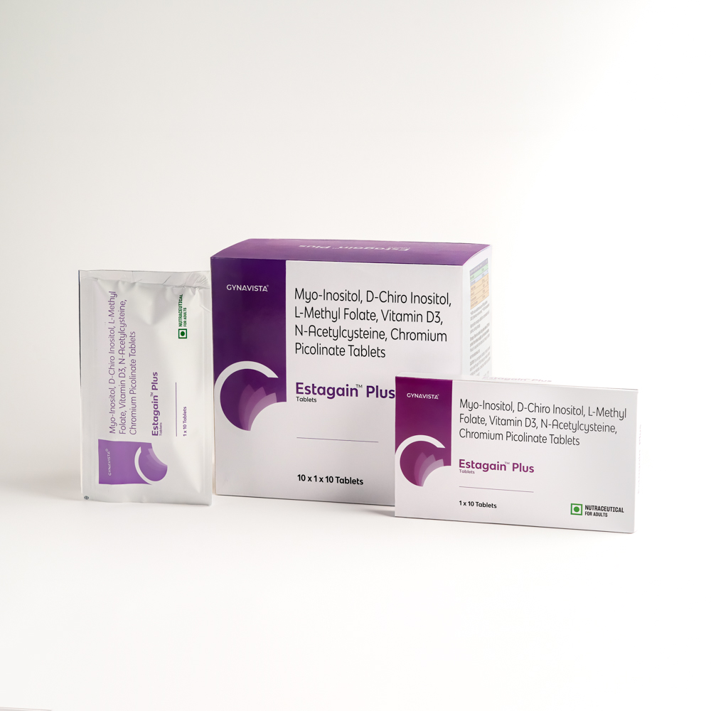 Myo-Inositol 550mg + D-Chiro Inositol 13.8 mg + L-Methyl Folate 500mcg + Vit. D3 400 IU + N-Acetyl Cysteine 300mg + Chrominium Picolinate 50mcg