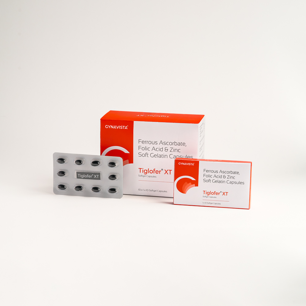 Ferrous Ascorbate 100mg ,Folic Acid 1.5mg, Zinc Sulphate 22.5mg