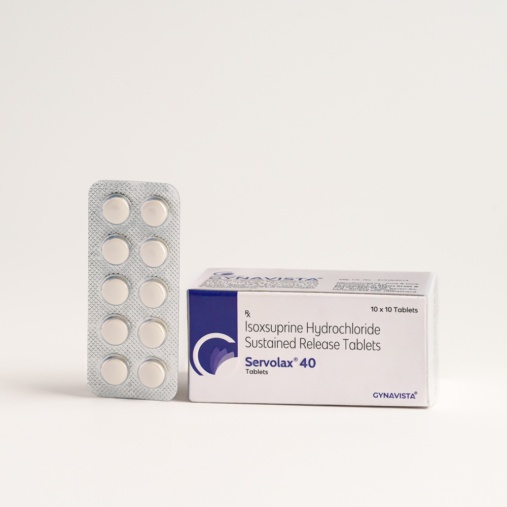 Isoxsuprine Hydrochloride Sustained Release Tablet