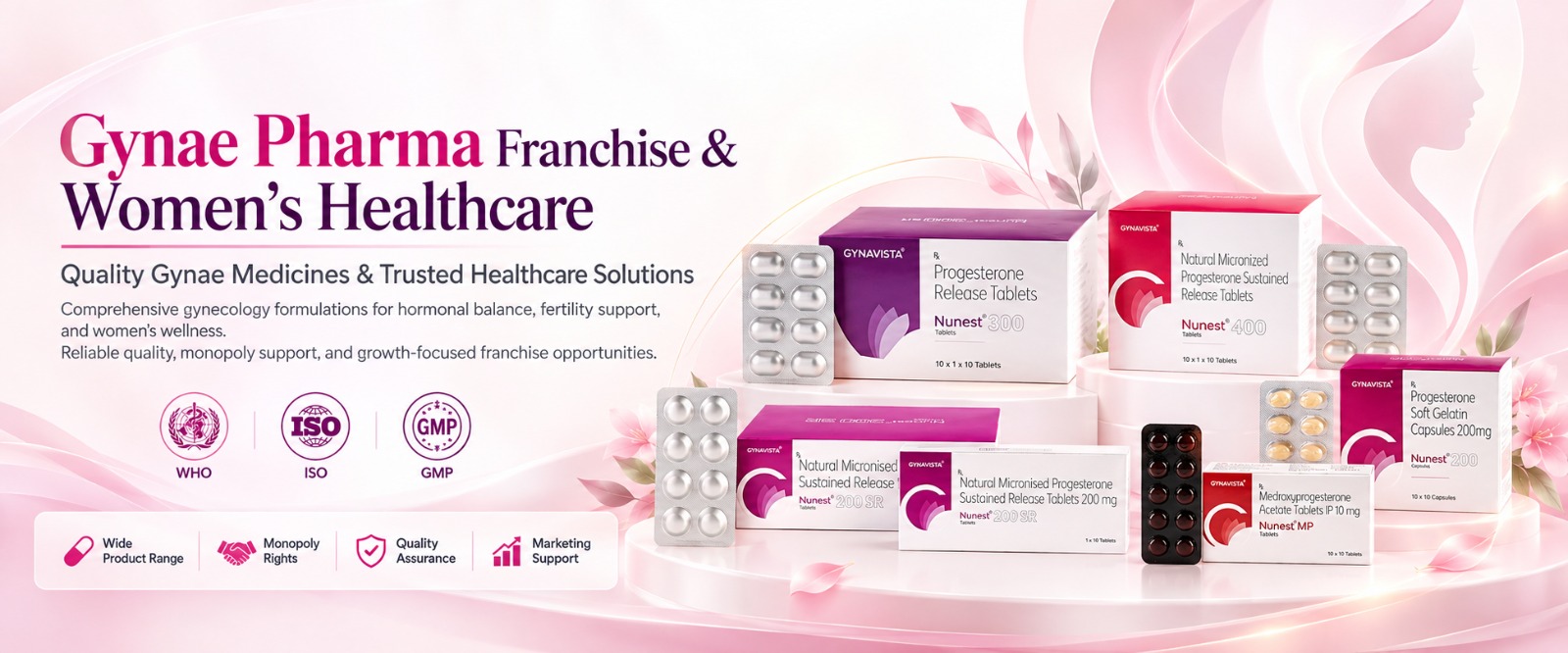Gynae PCD Pharma Franchise for Contraceptives